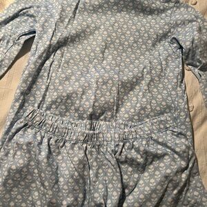 LAKE Pajamas in powder blue floral print shorts set